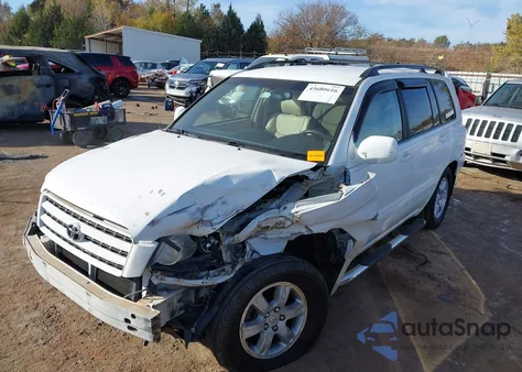 2002 Toyota Highlander Limited V6 from USA, damaged, VIN JTEGF21A620031557